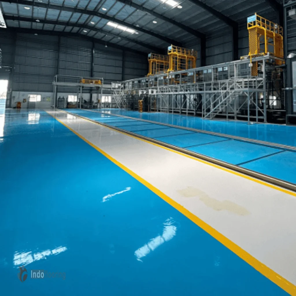 Harga epoxy lantai per meter persegi untuk pabrik, gudang, dan area industri