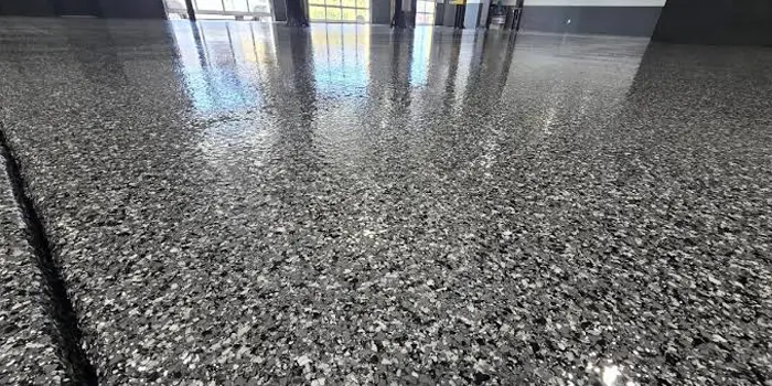 Jasa epoxy flake lantai dekoratif